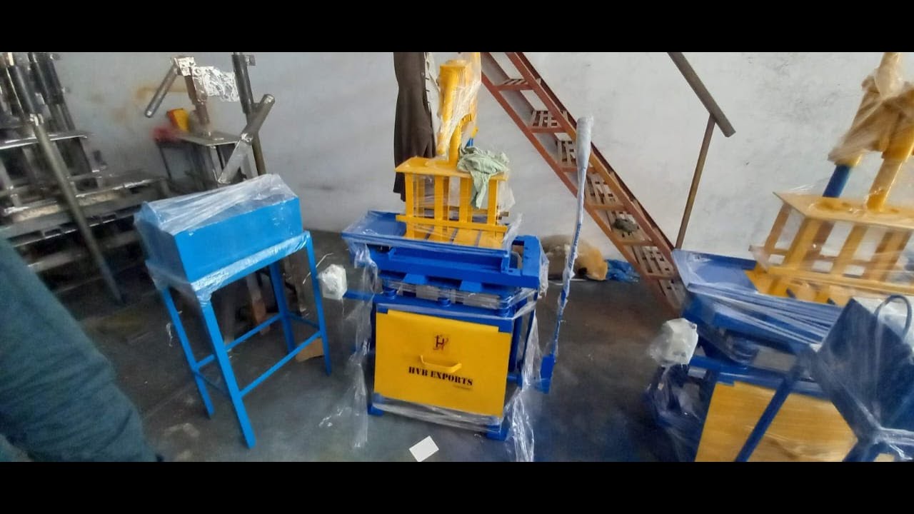 Manual Concrete Block Making Machine, Manual Block Making Machine, Vibration Block Making Machine