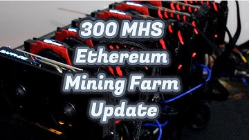 Mining Farm Update and Daily things (300mhs on Eth)