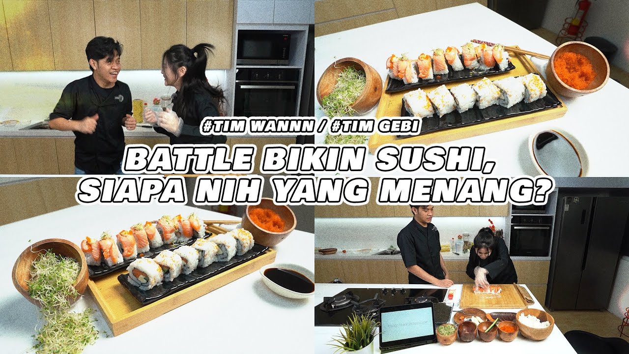 BATTLE MASAK TERNGAKAK!! LAGI MASAK GEBI MALAH NGAMBEK??!!😭 | #WannnToEat eps. 22