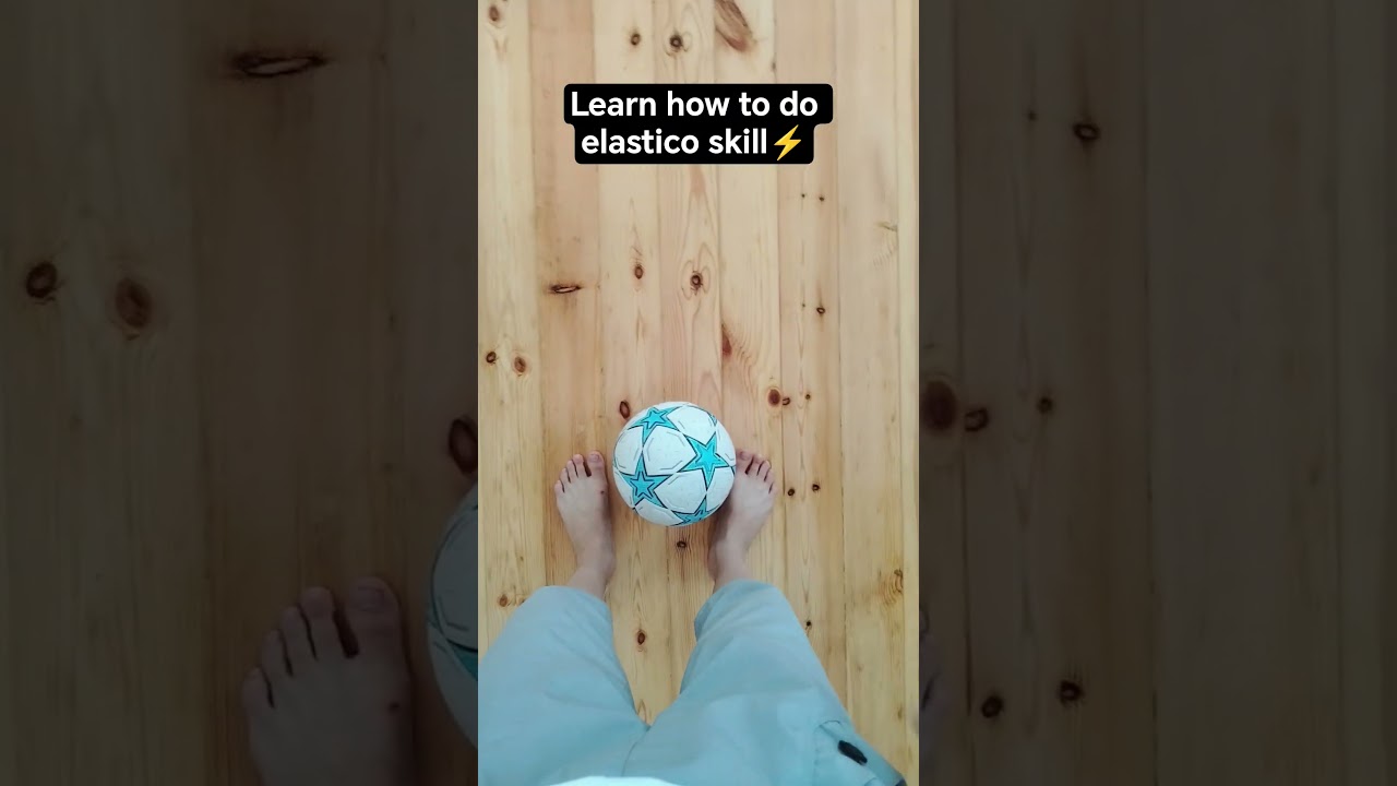 How to do elastico ⚡🥵⚽ #footballskillschallenge #football #shorts