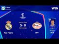 UEFA champions league Quarter final 2nd leg PSV vs R.Madrid 0-5#fc25 #uefachampionsleague #easports