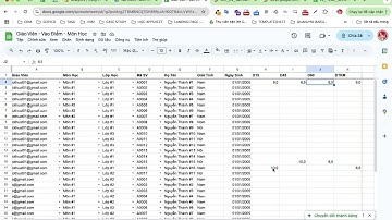 Quản lý điểm học viên qua Google Sheets, Google Apps Script