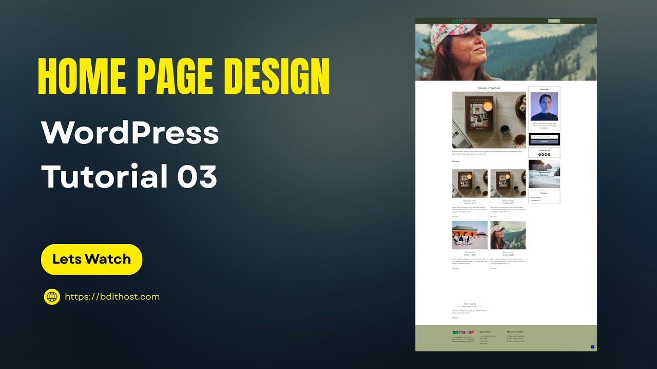 WordPress Landing Page Design Tutorial | Create High Converting Landing ...