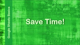 Google Sheets Basics - Save Time! | Technology Education screenshot 2