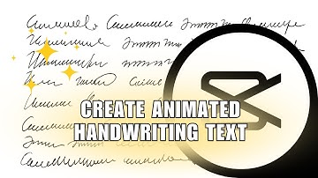 💥 PRO: Video Editing Tip: How to create Animated Handwriting Text or Doodles to use on CapCut