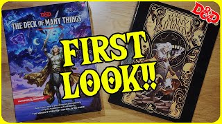First Look at The Book of Many Things and Deck for 5th Edition Dungeons and Dragons!