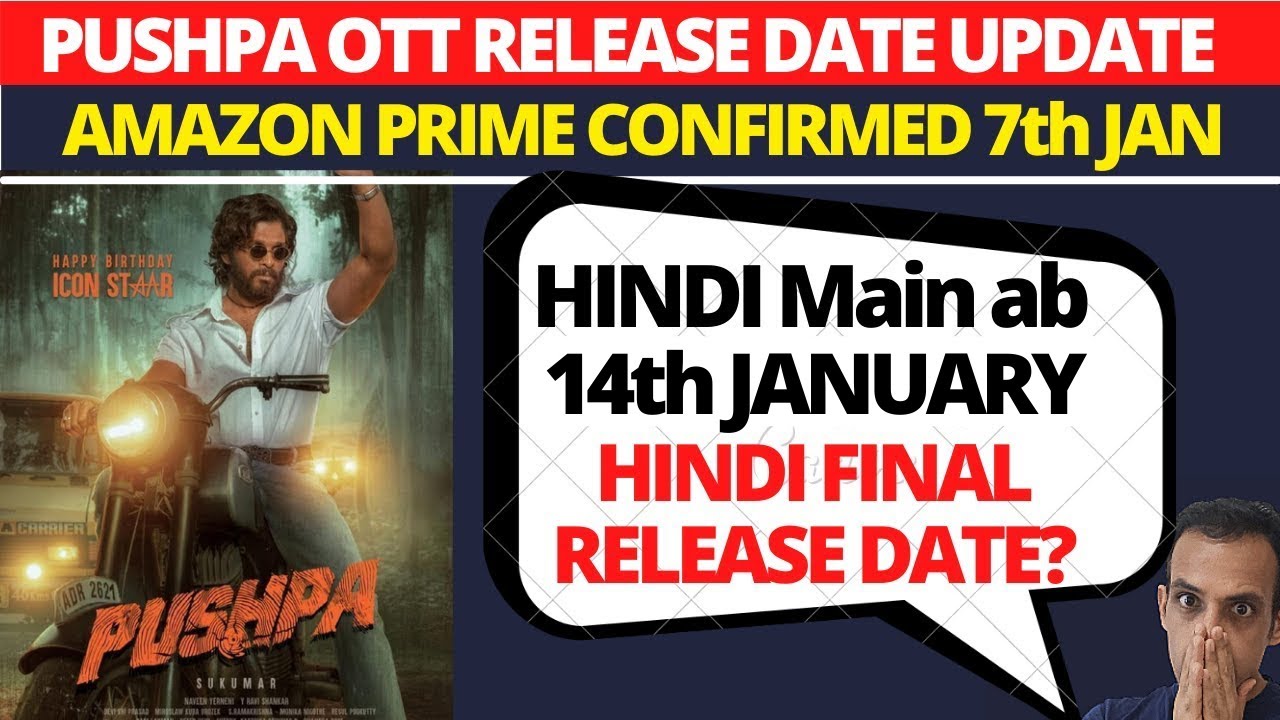 Pushpa OTT Release Date HINDI I Amazon Prime I Hindi I Telugu I Tamil I Kannada I Pushpa on OTT