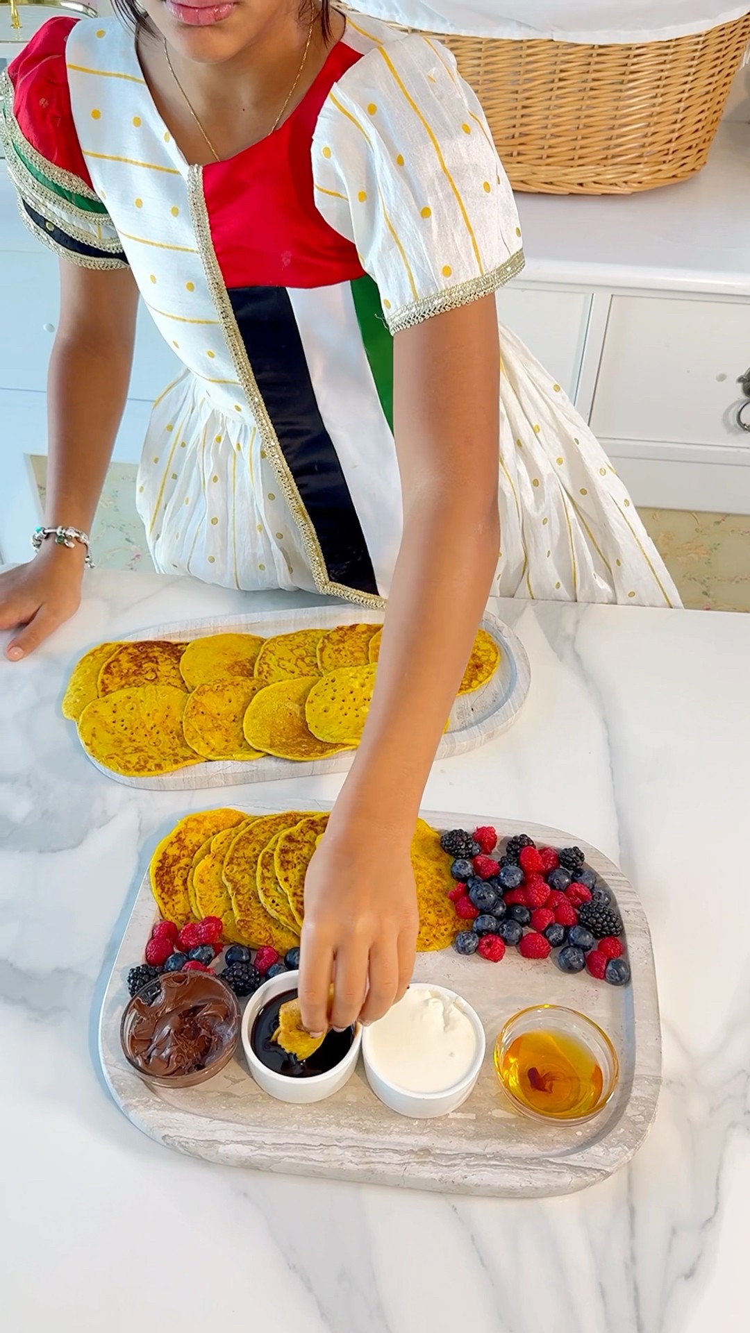 عملنا فطور اماراتي بمناسبة عيد الاتحاد ?? #uae