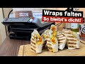 Wrap Falt-Technik für den Tefal OptiGrill - Saftige Hähnchen-Wraps