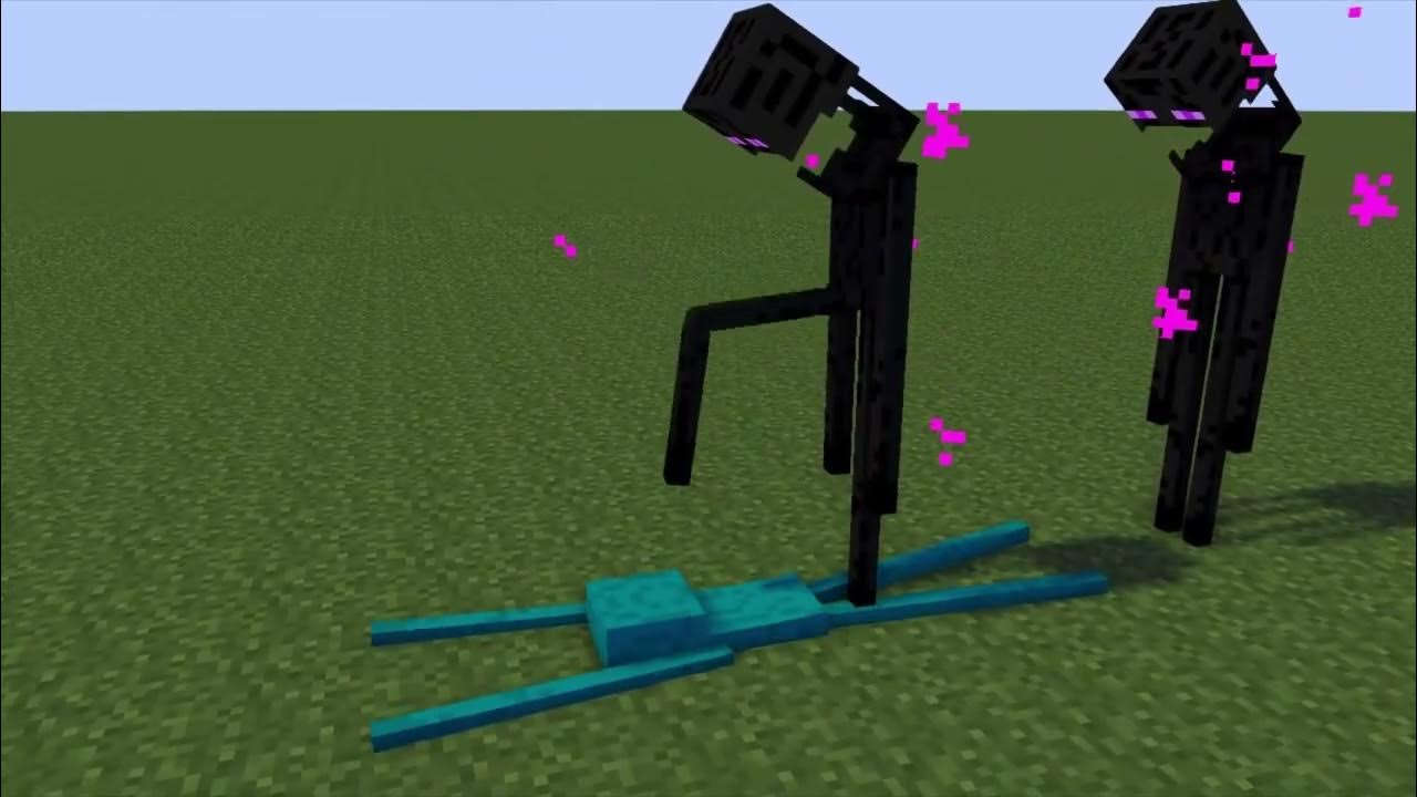 Exp 413 vs 2x Endermen Minecraft Animation YouTube