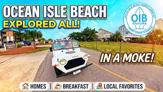 We Explored ALL of Ocean Isle Beach in a MOKE Homes Breakfast Local Favorites