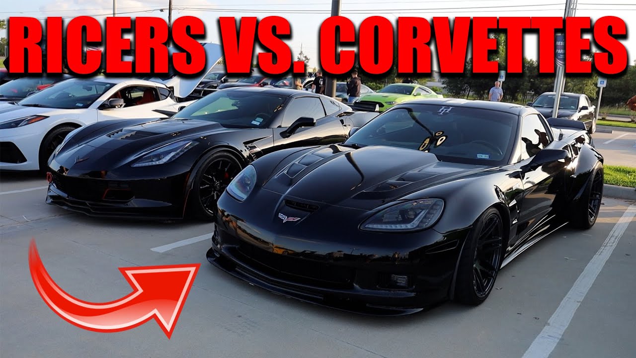 THE CORVETTE CAR MEET WAS COOL...UNTIL THE RICERS SHOWED UP!!!