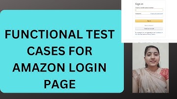 Test Cases for Amazon Login Page| Test Scenarios | RD Technical Learning