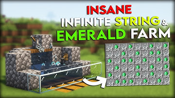 Infinite String and Emerald Farm Tutorial for Minecraft 1.19.4 (WORKING GLITCH)
