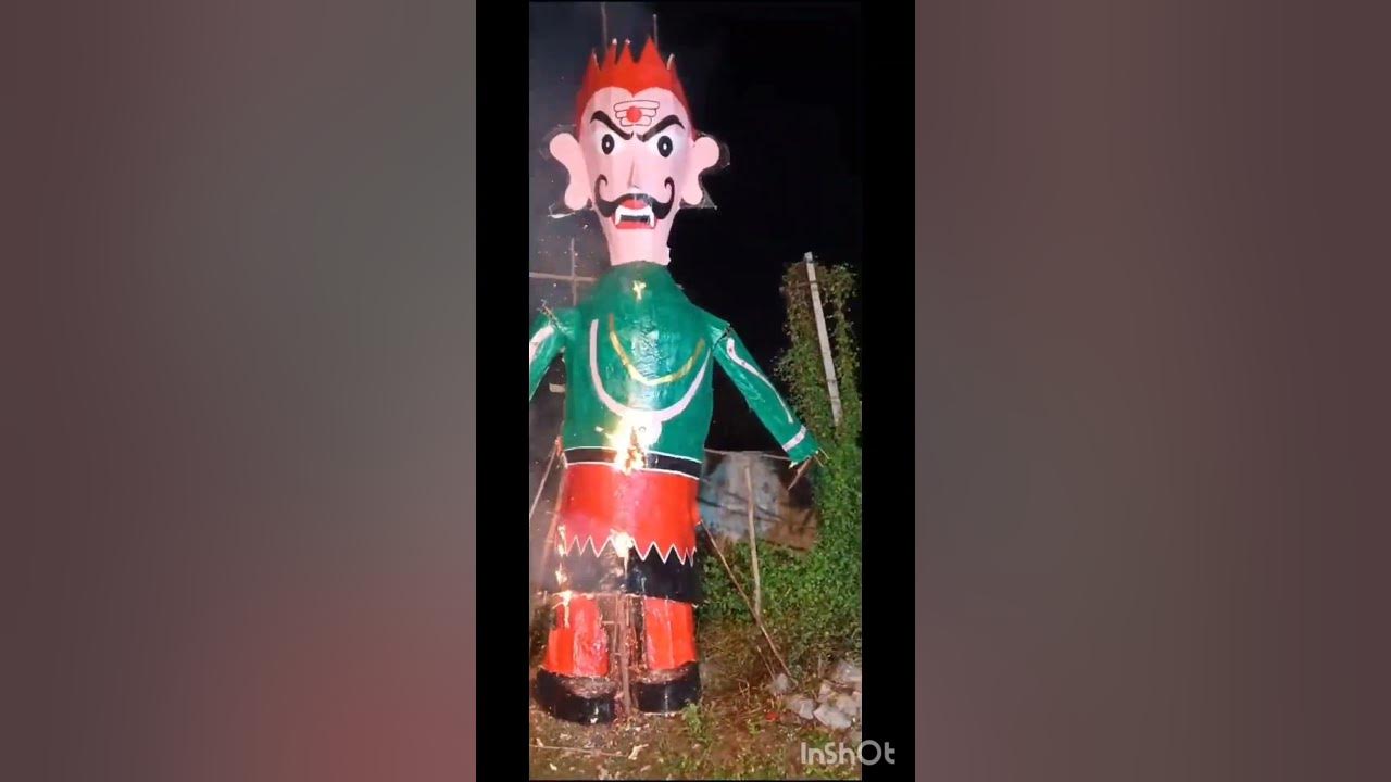 #ravanasura  ravana samharam in ayodyapuram