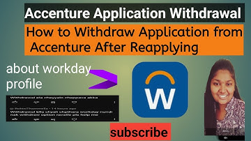 How to Withdraw Application from Accenture after Reapplying || Withdraw application from