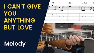 Video thumbnail of "I Can't Give You Anything But Love : Melody"