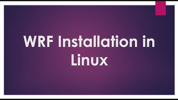 WRF-ARW Complete Installation