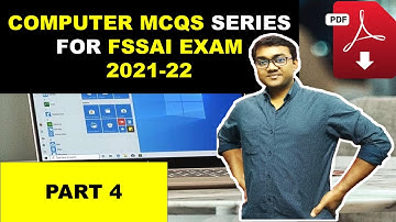 FSSAI Computer MCQs series | Part 4 || Nishant eAcademy