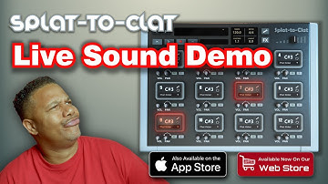 Splat-to-Clat Full Live Sound Demo - Boom Bap, Lo-Fi, Chill-Hop Dedicated drum rompler player