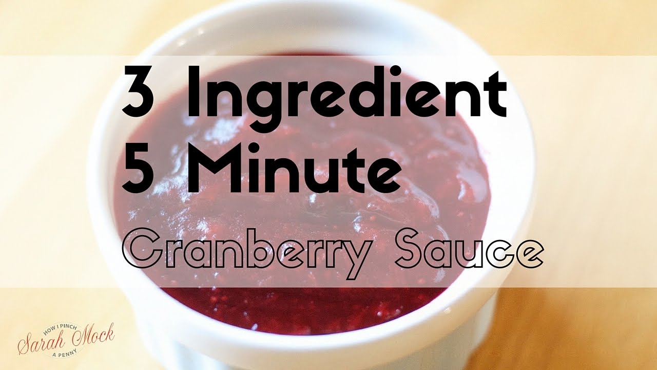 Perfect jellied cranberry sauce recipe (3-ingredients) - Rhubarbarians