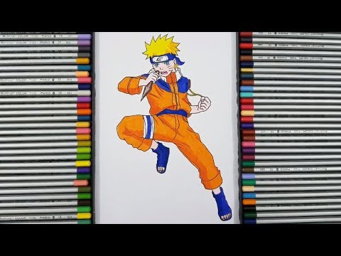 In Hình Tô Màu Naruto - Cách Vẽ Naruto Uzumaki Trong Naruto - How to draw Naruto Uzumaki