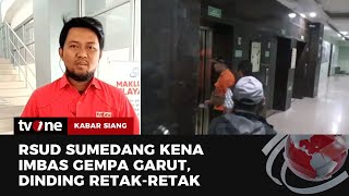 Retakan di RSUD Sumedang Pasca Gempa Garut | Kabar Siang tvOne