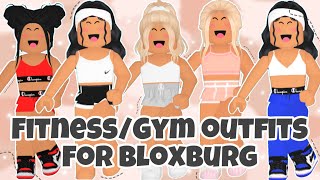 Fitness/Gym Outfit Codes | bloxburg | roblox| SiimplyDiiana