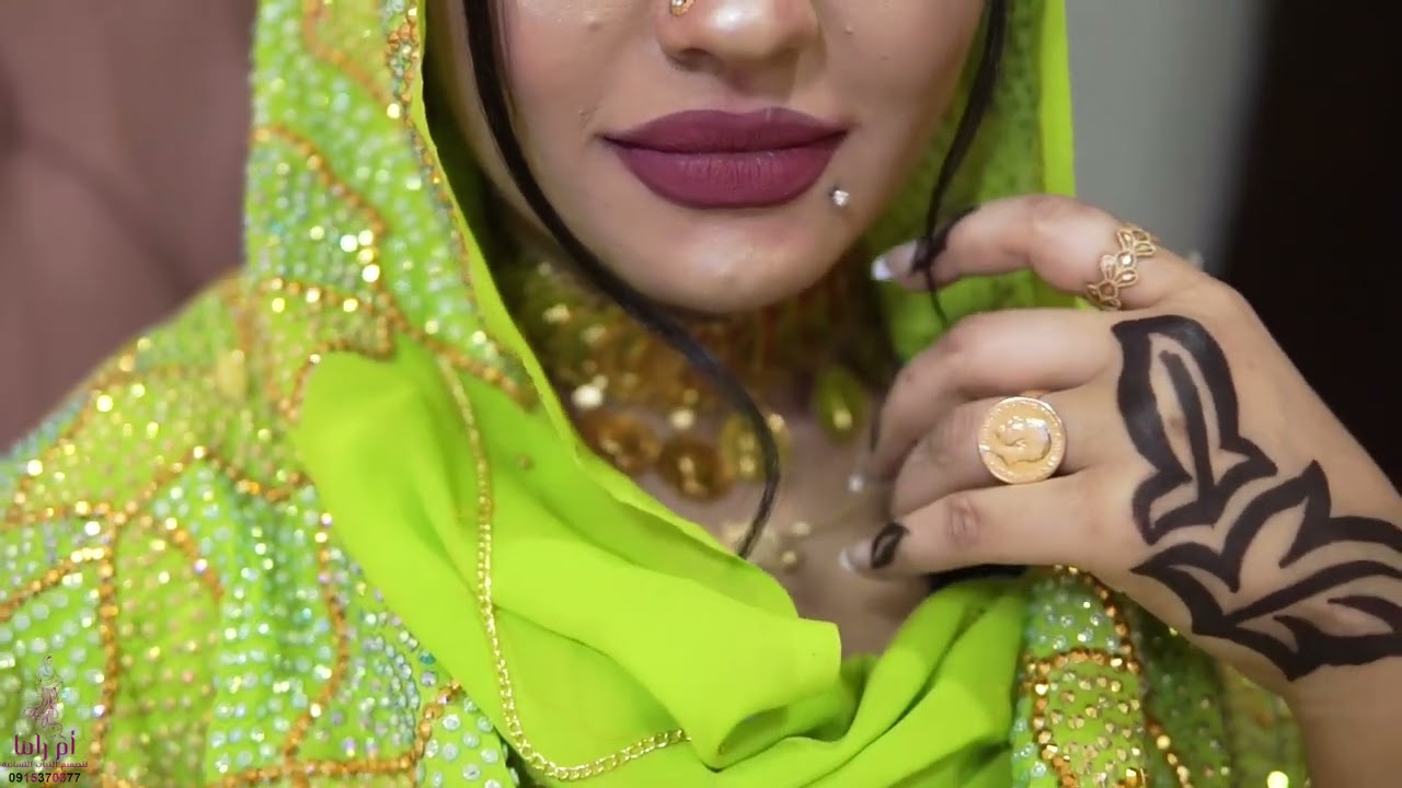 زولة - سودانية - عروس - تياب #السودان #الامارات