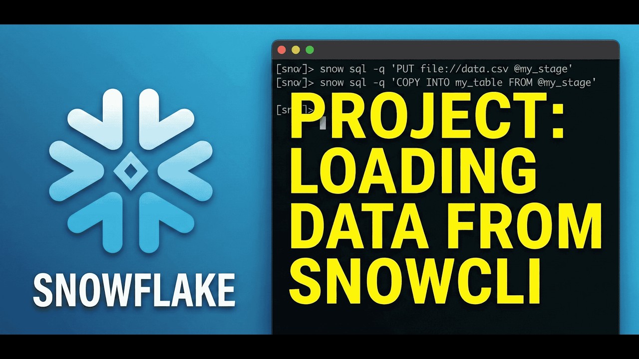 How to Load Data to Snowflake using SnowCLI (Step-by-Step Tutorial ...