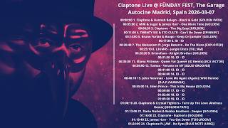 Claptone Live @ FÜNDAY FEST, The Garage Autocine Madrid, Spain 2026-03-07 with tracklist