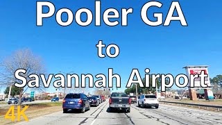 Pooler GA to Savannah Airport Drive