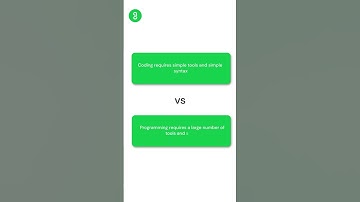 Coding vs Programming: The Difference You Need to Know #coding #programming #shorts