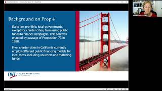 Information Proposition 4: Repeals Prohibition Against Public Funding of Election Campaigns Update