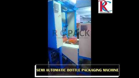 Juice Bottle & Soda Bottle Shrink Wrapping Machine | Semi Automatic Group Packaging | R C PACK
