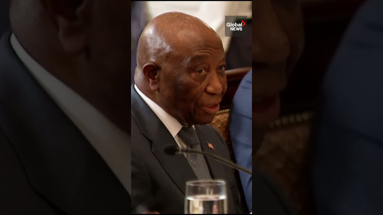 Trump Asks Liberia President Where He Learned To Speak Such Good English 