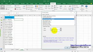 How to find string in a cell/ column with formulas in Excel