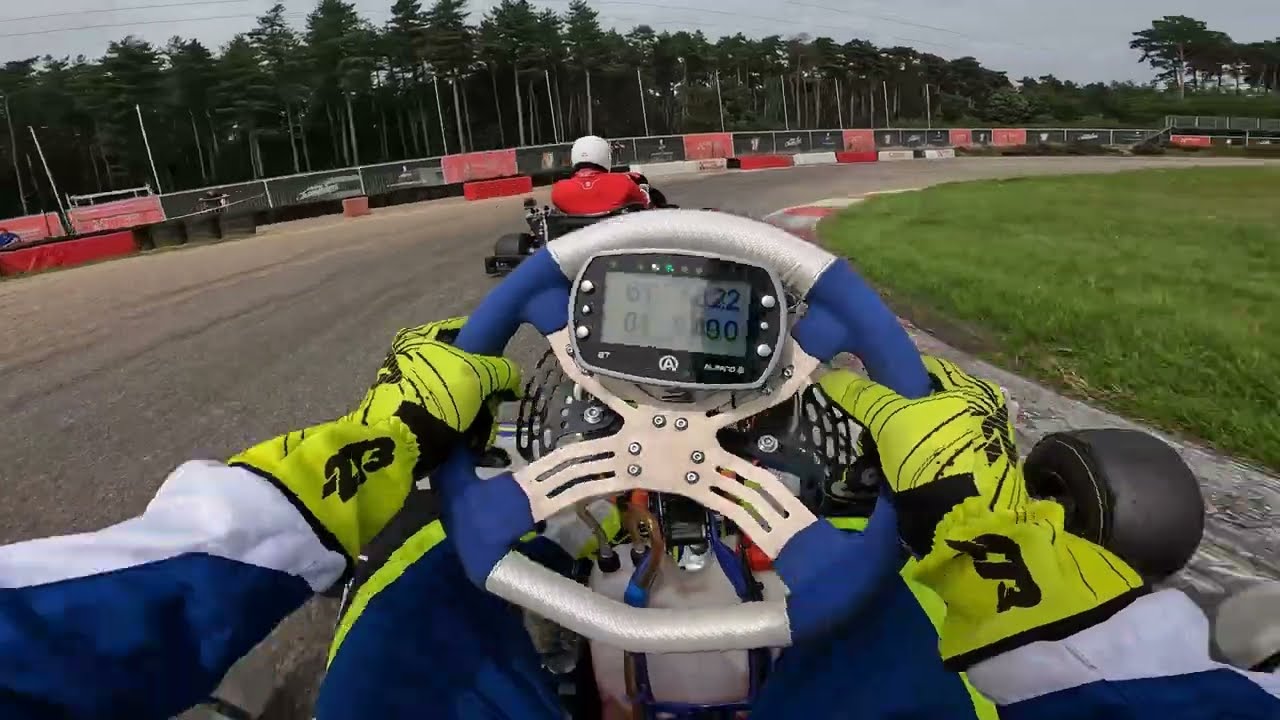 Helmet Cam DRIVER POV - Karting Genk - Rotax Max DD2 EVO l OTK LN Kart Four 2023 l Mojo D5 (oud)