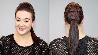 How-to: use a Scunci quiff comb