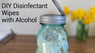 In this video, we will show you how to make diy disinfectant wipes
with alcohol. use a formula that uses alcohol teach it inexpensive
a...