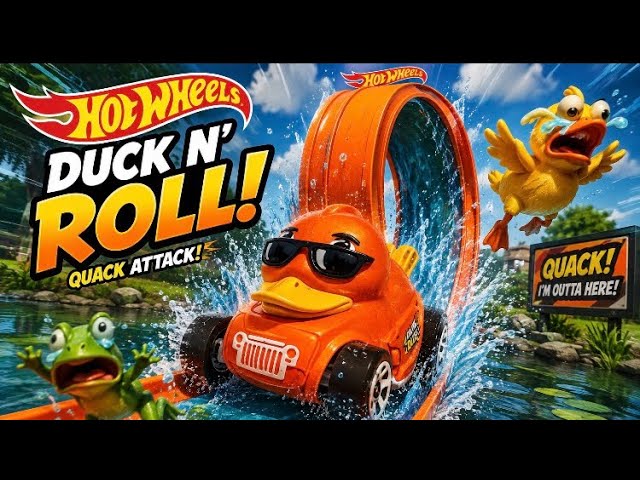 🦆 Hot Wheels Duck N' Roll Unboxing & Review! | This Duck Is READY