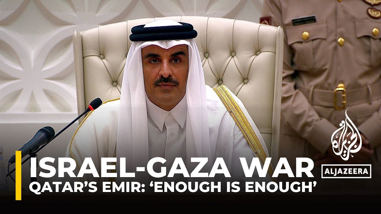 أمير قطر: المجتمع الدولي "يتصرف وكأن الأطفال الفلسطينيين لا قيمة لهم"