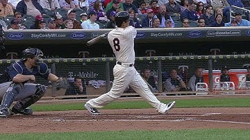 SEA@MIN: Suzuki opens scoring with double to left