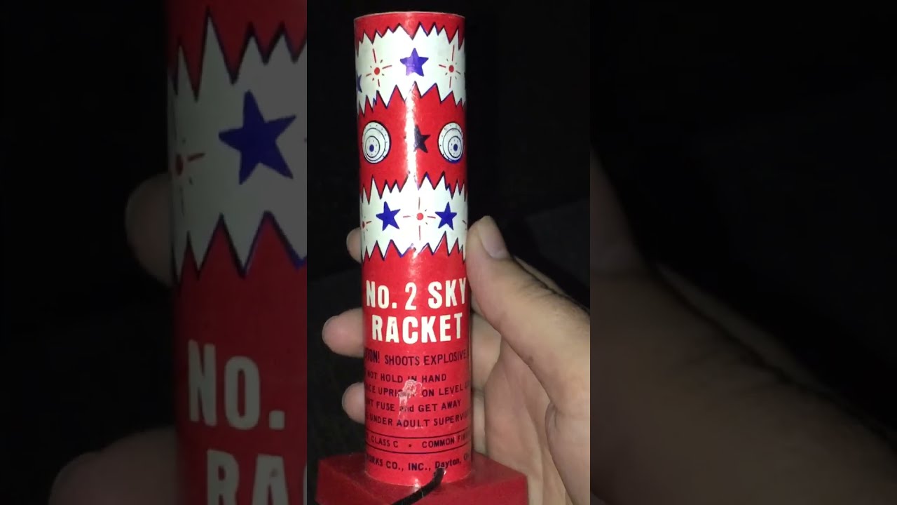 OBSCURE VINTAGE FIREWORK DEMO NO. 2 SKY RACKET ☁️ 💥 by UNITED💣 🧨 DOT Class C 1978
