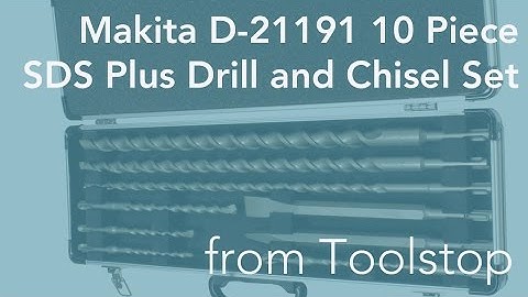 Makita D-21191 10 Piece SDS Plus Drill and Chisel Set
