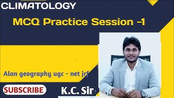 CLIMATOLOGY MCQ Session -1