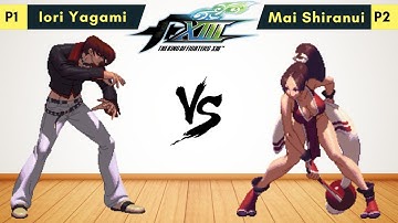 [KOF Mugen] Mai Shiranui vs Iori Yagami Fight | 🔥 The King of Fighters XIII #thekingoffighters