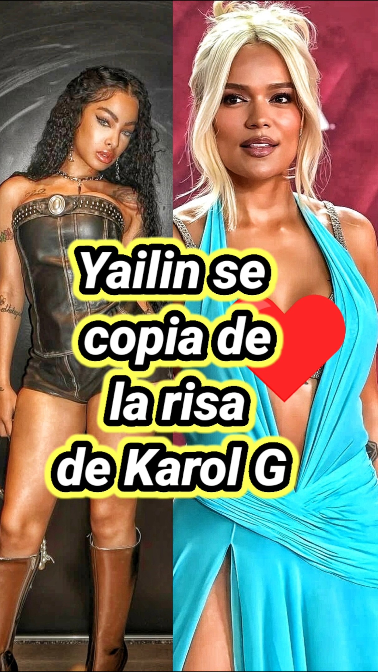 Yailin se copia de la risa de Karol G. #karolg #yailinlamásviral