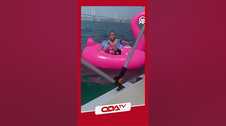 Deniz simidiyle açık denize sürüklenen çocuk kurtarıldı  #shorts