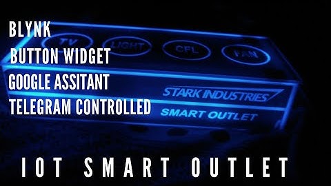 Google assistant controlled Iot smart outlet